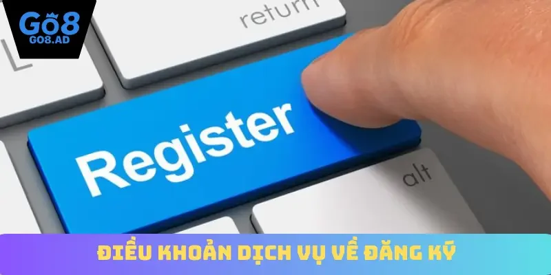 Điều khoản dịch vụ về đăng ký