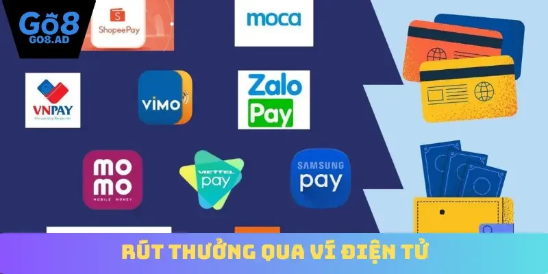 Rút thưởng qua ví điện tử